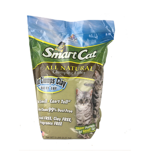 SmartCat轻量植物猫砂美国进口无尘超结团可降解冲马桶猫砂10磅装