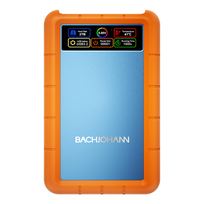 防水防摔可视化移动硬盘