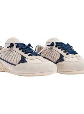 【新品】P448 LISBON精致复古拼色舒适休闲运动鞋德训鞋