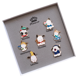 帕恰狗可爱小狗周边系列女生实用生日礼物玩偶挂件徽章所有的东西