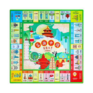 【加厚硅胶棋盘】富翁桌游豪华版