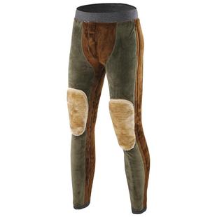 男士保暖裤东北男款大棉裤加厚加绒裤老年人内穿打底内裤冬季