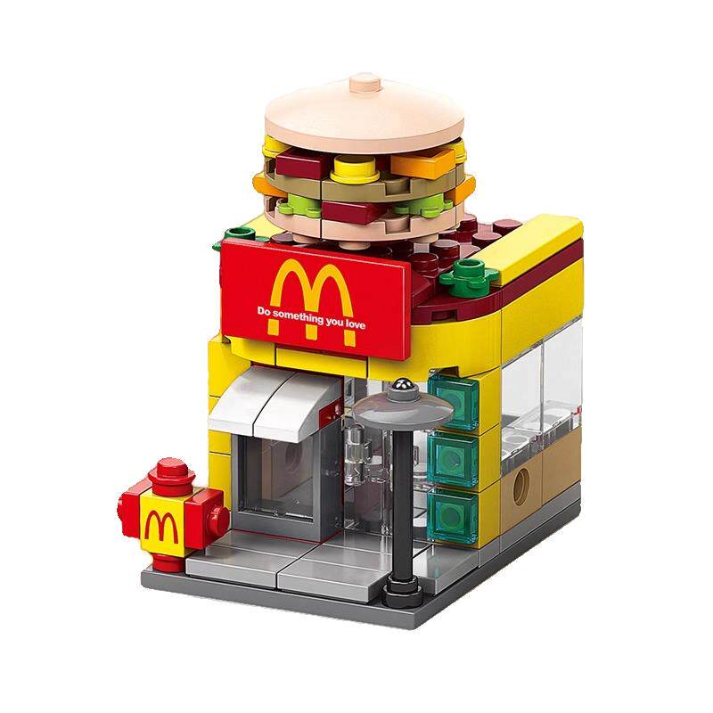 儿童益智力2025新款玩具立体拼图拼装积木城市街景男孩圣诞节礼物