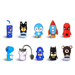 洞洞笔笔帽一年级铅笔套铅笔帽保护套软硅胶通用笔套铅笔男孩小学生铅笔盖笔帽女孩三角铅笔笔盖可爱卡通笔头