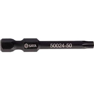 世达6.3mm机用抗冲击花形螺丝批工具T8/10/15/20/30/40螺丝刀头