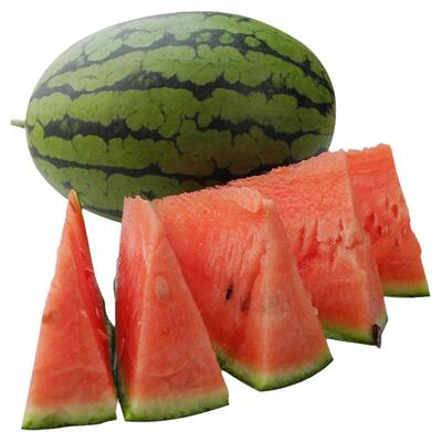 庞各庄西瓜头茬小吊西瓜】大兴庞各庄老王西瓜水果自然成熟