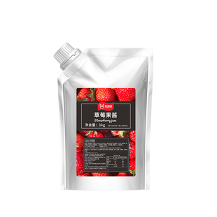 饮滋滋草莓果酱青提葡萄桂花蓝莓芒果杨枝甘露水蜜桃冲饮烘焙果茸