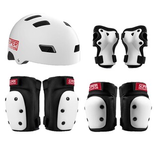 滑板护具成人儿童轮滑溜冰女生头盔套装滑冰自行车护膝防护装备男