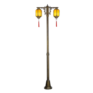 太阳能仿古路灯古城中国风别墅中式庭院路灯灯笼古典新款古风复古