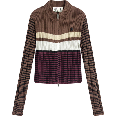 Studio1till8撞色条纹针织开衫