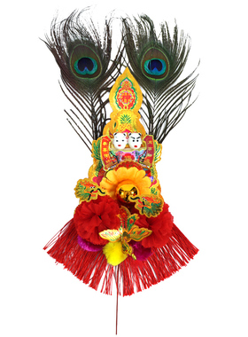 拜神金花扬盛达盒装摆件复古