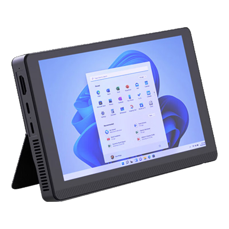 13代N150迷你主机7寸触屏win11办公游戏N305微型PC平板mini电脑