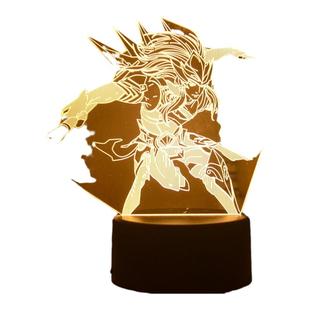 王者荣耀马超周边台灯创意网红手办动漫儿童卡通3D小夜灯生日礼物