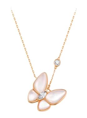 尚美铂爵贝母18K蝴蝶情人节礼物