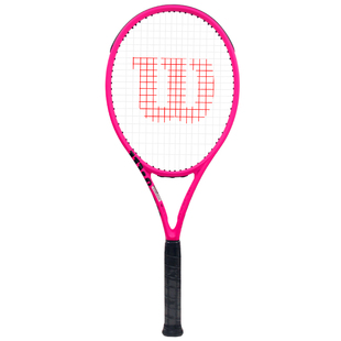 Wilson/威尔胜网球拍巴黎限定霓虹粉男女全碳素专业拍CLASH V2