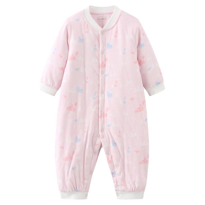 婴儿爬服丽婴房秋冬款专柜正品