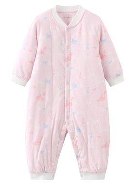 婴儿爬服丽婴房秋冬款专柜正品