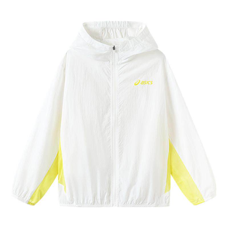 ASICS/亚瑟士童装25年夏新款男女UPF50+冰蝉翼防晒服梭织透气外套