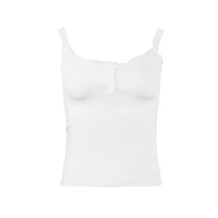 BM上衣吊带背心蕾丝边甜辣2026夏新款女内搭外穿吊带背心带胸垫