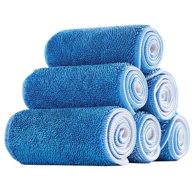 粘贴式魔术贴平板拖把替换布加厚