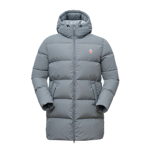 黑冰 FAF8516 男士中长款羽绒服 冬季城市通勤连帽保暖羽绒外套