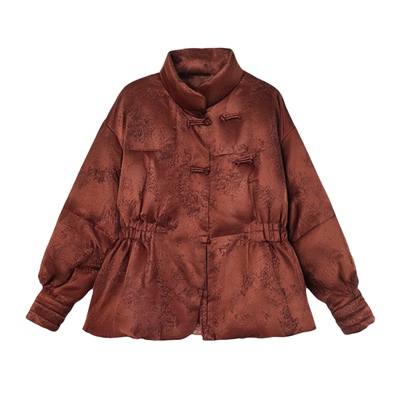 齐黛高端品牌加厚95白鹅绒鹅绒服女2025冬新款保暖复古羽绒服外套