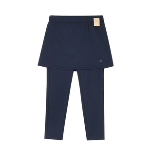 允儿妈女童春季新款户外速干假两件打底裤儿童时尚裙裤宝宝裤子潮