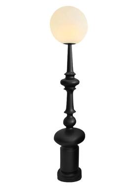 态生活高级感中古风罗马柱落地灯