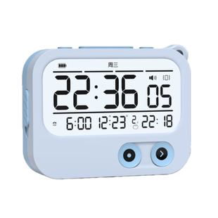 瑜伽健身运动时钟专用计时器多功能自律神器静音震动电子闹钟定时