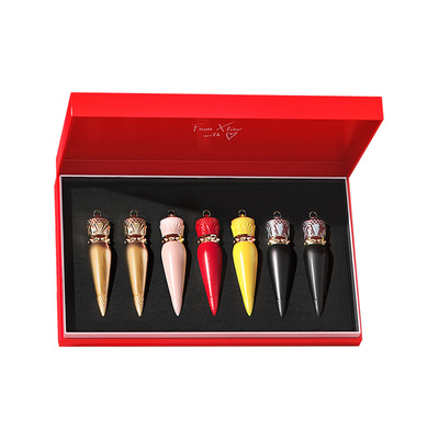 路铂廷女王权杖唇膏七支口红礼盒