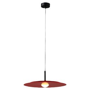 Menvix北欧设计师意大利简约餐厅红色吧台LED卧室床头飞碟吊灯