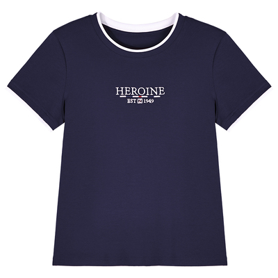 正肩女士短袖t恤夏季显气质减龄