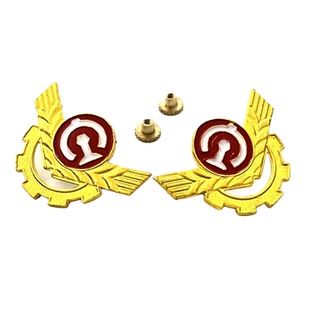 铁路高铁男女帽徽肩章小帽金属制服胸标乘务员徽章款帽胸章领花