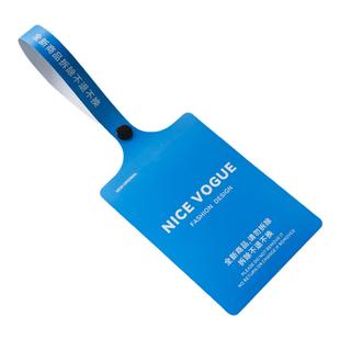 服装吊牌定制防拆一体防盗吊牌软胶PVC标签logo挂牌设计通用现货