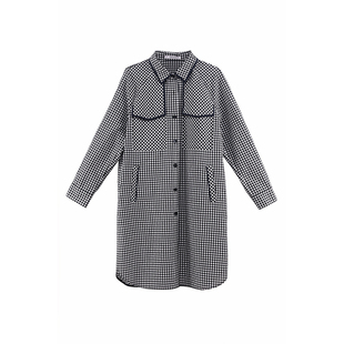 柯利亚诺春秋专柜同款长款宽松衬衫外套  FW0707 ￥4480