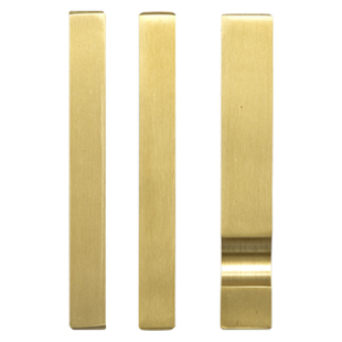 适意 笔搁镇尺两用便携黄铜书法压纸仿古金属镇纸小摆件文房四宝