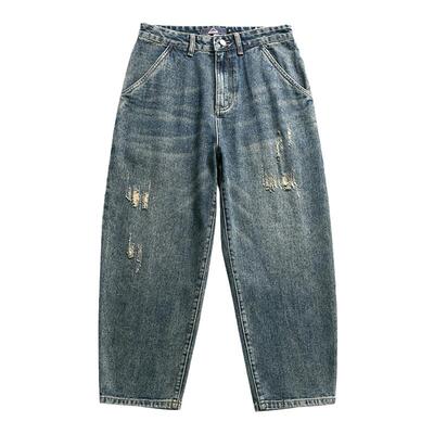 美式春秋季韩版潮流男青年牛仔裤