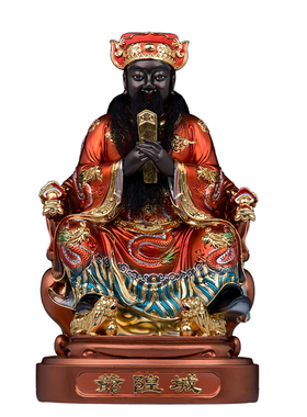 树脂中式客厅城隍爷佛像摆件