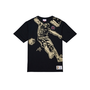 Mitchell&Ness短袖T恤卡特艾佛森奥尼尔加内特罗德曼运动上衣男MN