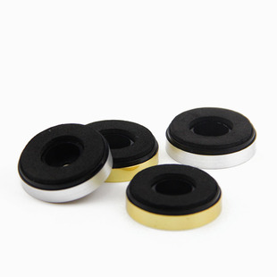 ABS烫金机箱脚垫 银边脚垫 DVD音箱功放垫脚 功放脚垫直径304050