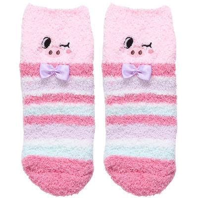 tutuanna可爱保暖毛毛袜