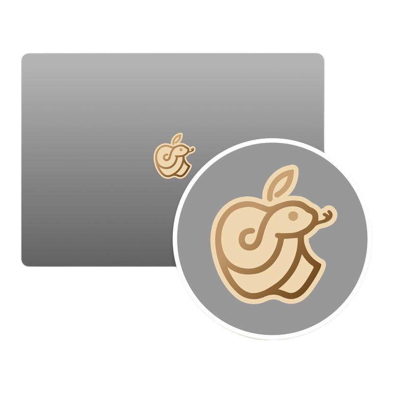 SkinAT适用苹果贴纸 MacBook Air 13 M5保护贴膜 MacBook Neo logo贴 苹果电脑标志保