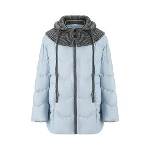 LAGOGO甜美多巴胺羽绒服女2025冬新款可拆帽通勤两件套ODYY55XC58