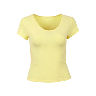 瑜伽上衣女夏季速干t恤紧身运动短袖普拉提训练服健身修身套装裤