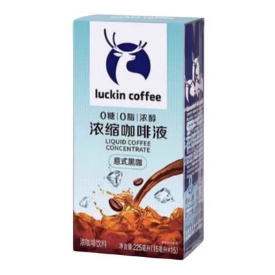 浓缩咖啡液0糖0脂15条/盒