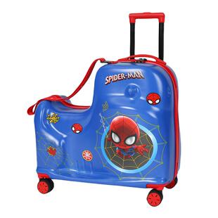 迪士尼正品儿童拉杆箱漫威木马骑行拉杆箱可坐可骑冰雪奇缘旅行箱