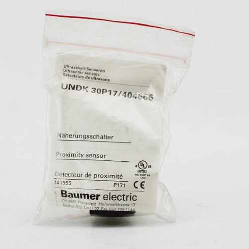 Baumer Electric UNDK 30P17/404666 Proximity Switch Ultrasoni