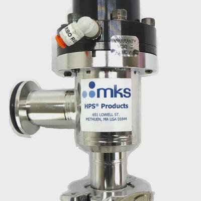 MKS Instruments UHV-25-AKK-ENVN 气动角阀 AMAT 3870-04136 可