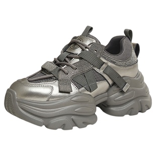 【33码】TATA/他她2025春季新款时尚运动休闲老爹鞋女鞋CY201AM5