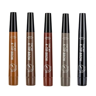 四头野生3d眉笔持久水不脱色4分叉岔李佳推荐琦奇琪防水根根分明